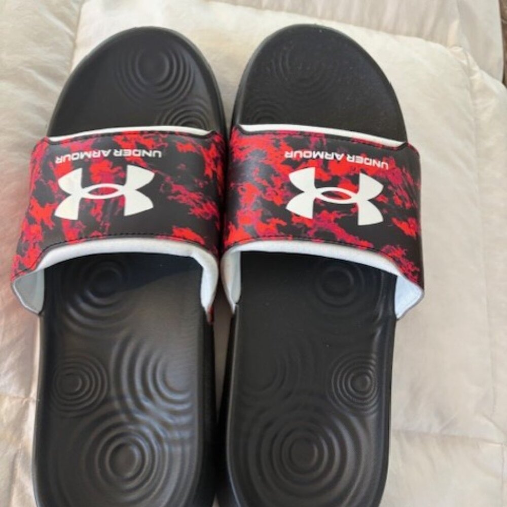 Mens Under Armour Soccer Slides Size 12 - Picture 3 of 4